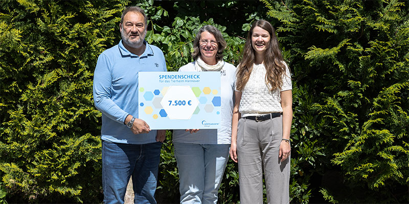 Wertgarantie Group spendet 7.500 Euro für den Tierschutzverein Hannover