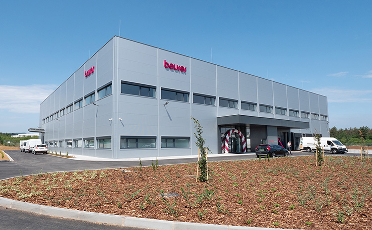 Beurer Produktionsstätte in Ungarn beurer-medical-halle