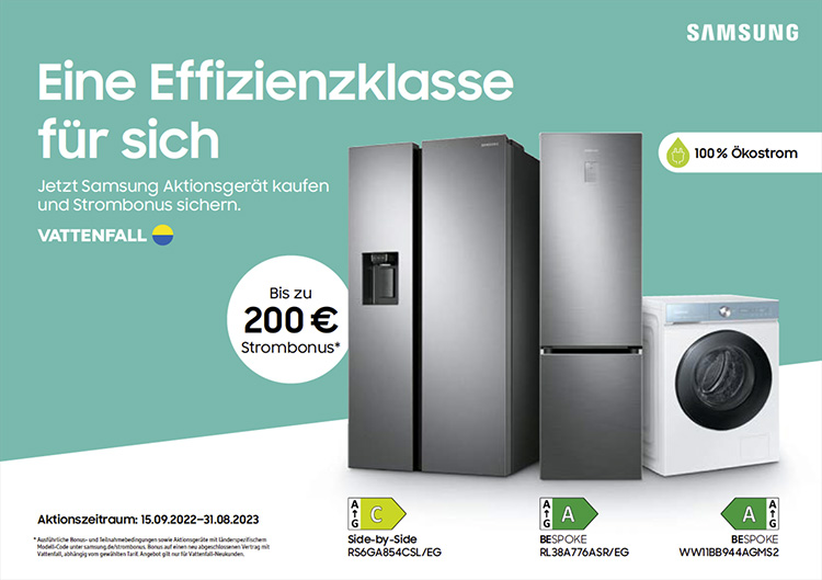 Samsung Aktion samsiung-vattenfall