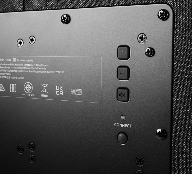 High Resolution Home Subwoofer von Denon denon-home-bedienfeld
