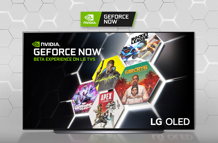NVIDIA Gforce Cloud Gaming auf LG Smart TVs lg-gforce-app