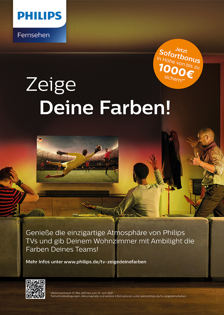 Philips EM-Aktion philips-tv-aktion-plakat