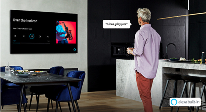 Dank der Integration auf den Smart TVs von Samsung wird das heimische Wohnzimmer damit zur intelligenten Schnittstelle samsung-smart-tv-voice-assistants