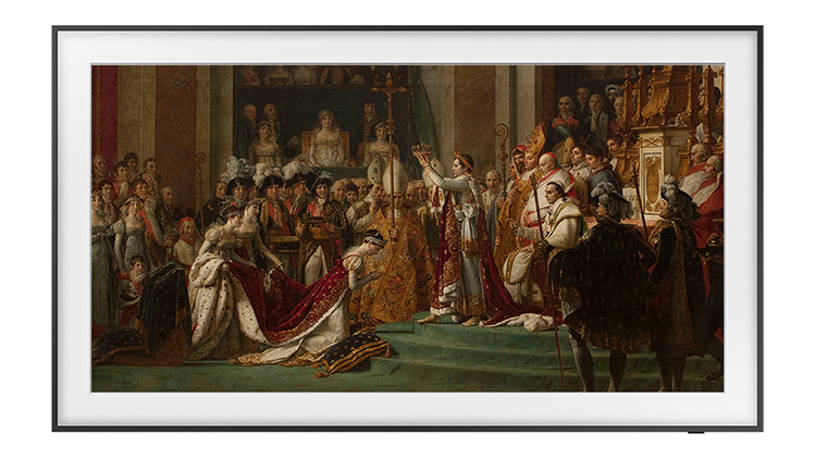 Louvre auf dem The Frame von Samsung samsung-louvre-partnerschaft-gemaelde