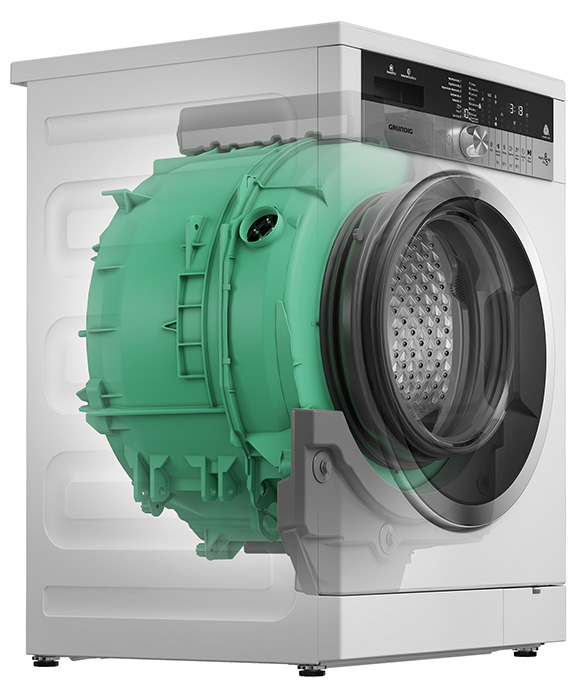 Die PET-Trommel des Grundig Waschtrockners Edition 75 grundig-waschtrockner-edition-75-pet-trommel