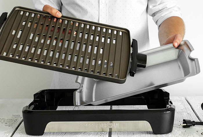 Der Smokeless BBQ Grill it wenigen Einzelteilen smokeless-bbq-grill-einzelteile
