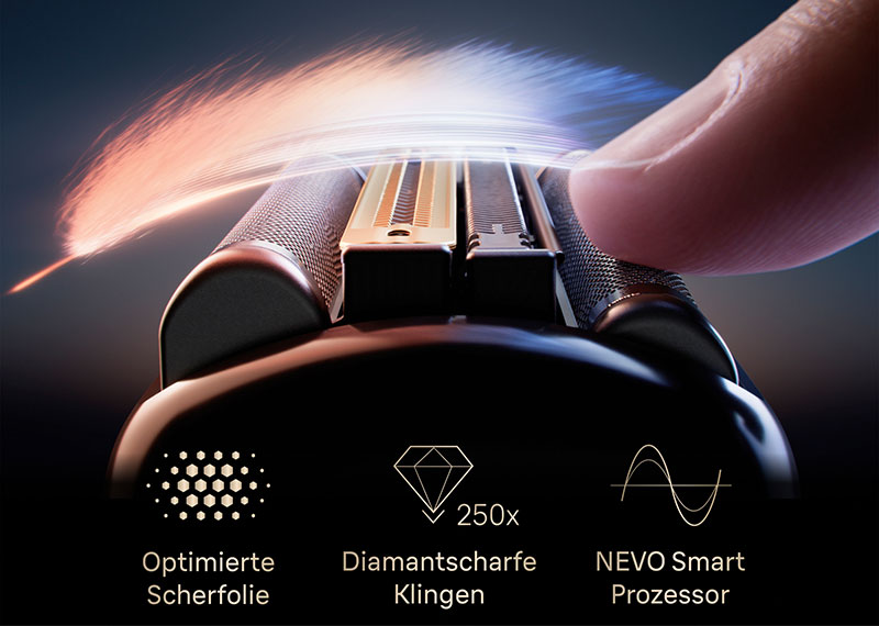 Braun präsentiert Premium-Rasierapparat NEVO