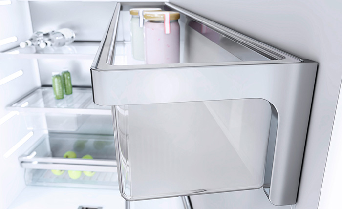 Innentürabsteller bei Miele sind für die Reinigung im Geschirrspüler geeignet miele-schublade