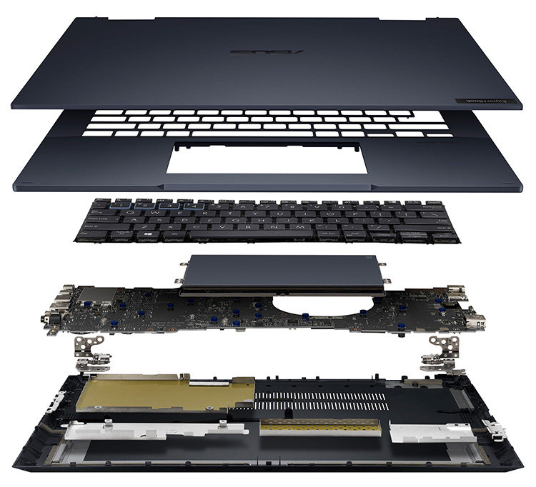 Asus Expertbook B7 Flip asus-expertbook-B7-Flip-aufbau