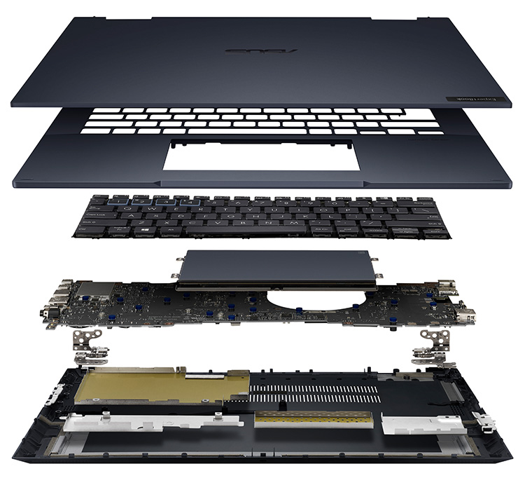 asus-expertbook-B7-Flip-aufbau