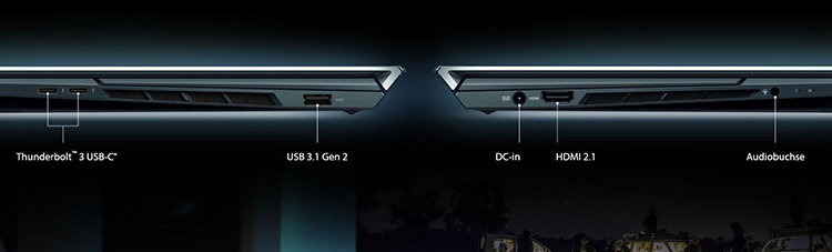 Schnittstellen des ZenBook Pro Duo 15 OLED asus-zenbook-pro-duo-15-OLED-schnittstellen