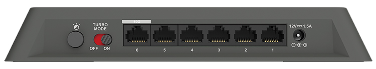 DMS-106XT Switch von D-Link dlink-switch-dms-106xt-rueckseite