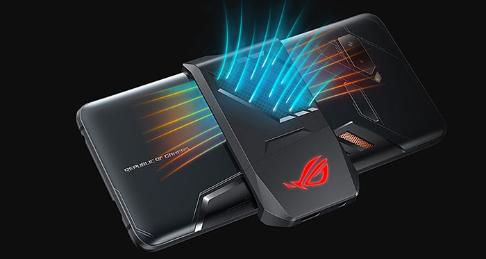 Kühlsystem mit 3D Vapo Chamber beim Asus ROG Phone II