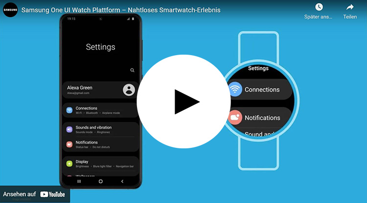 Samsung Galaxy Smartwatch-Erlebnis samsung-one-ui-watch