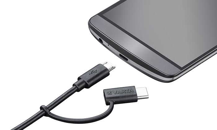 varta-2in1-charge-sync-kabel 2in1-Kabel Charge & Sync von Varta