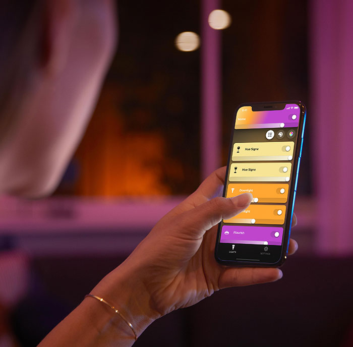 Die Philips Hue Bluetooth-App