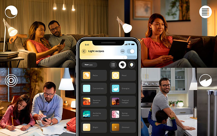 Philips Hue Smart-Home Szenarien