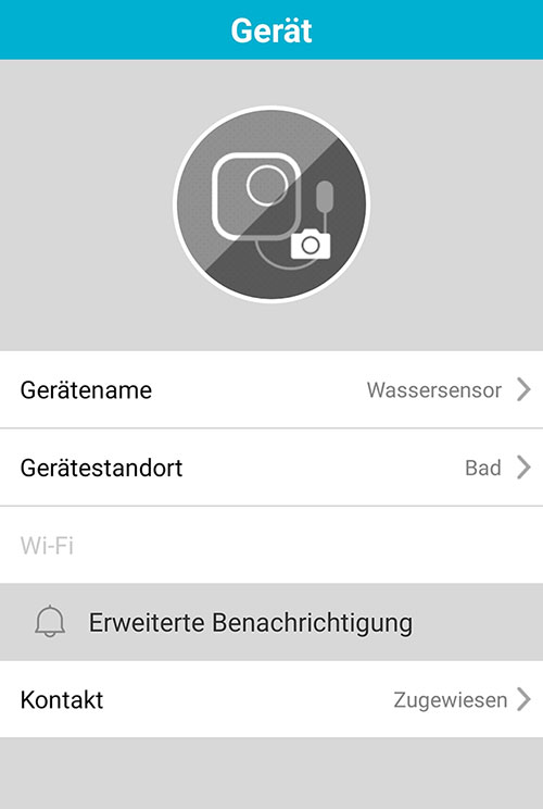 Die mydlink-App Wurde die kostenlose „mydlink-App“ auf einem Smartphone oder Tablet installiert, meldet sich der Sensor automatisch im System an. 