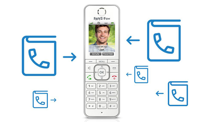 Mehr Online-Telefonbücher und verschlüsselte Sprachübertragung avm-telefonbuecher