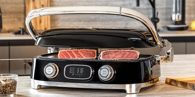 Variabler Elektro-Grill f&uuml;r S&uuml;&szlig;es und Deftiges 