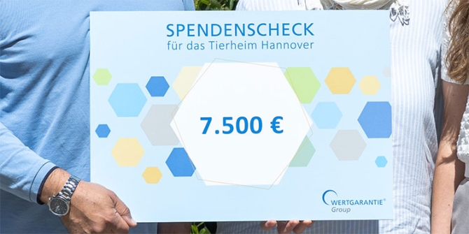 Spende für den Tierschutzverein Hannover