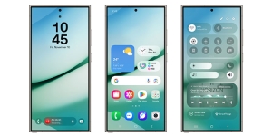 Übersichtlicher Startbildschirm und neu gestaltete One UI-Widgets
