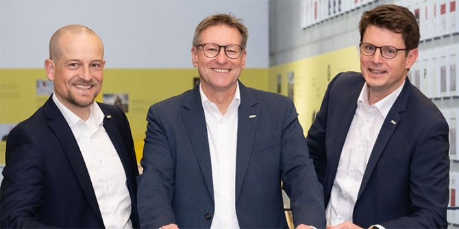 Dirk J&ouml;rn Hahn, Klaus Hirschle und Steffen Baum (v.l.n.r.)
