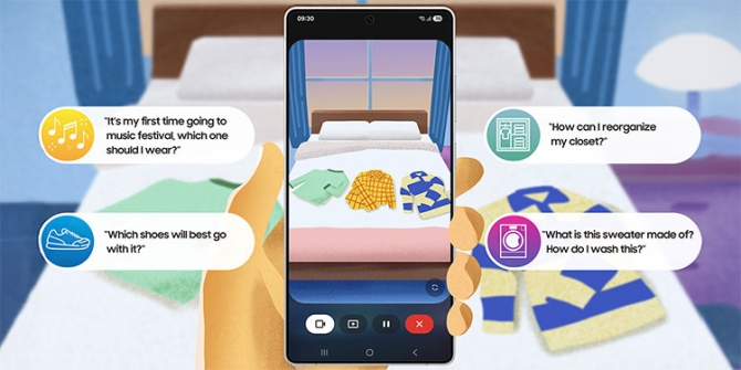 Gemini Live per Display oder Kamera zeigen, was Nutzer sehen